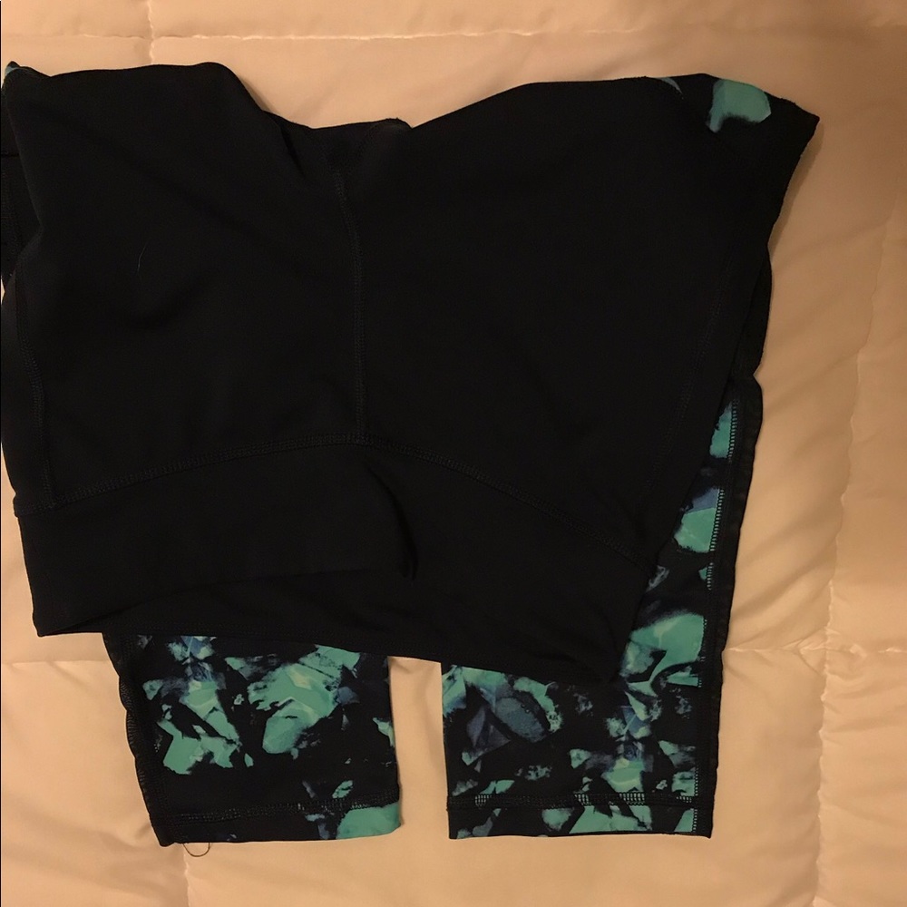 Navy LLD cropped leggings